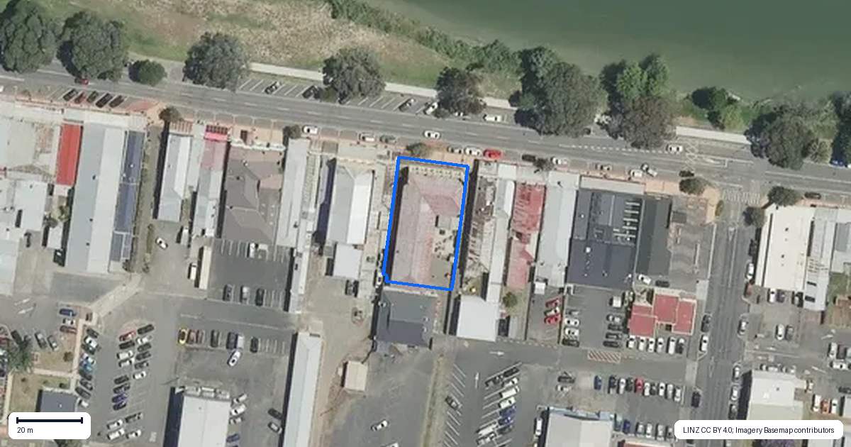 Property context map for 162 Marine Parade, Wairoa