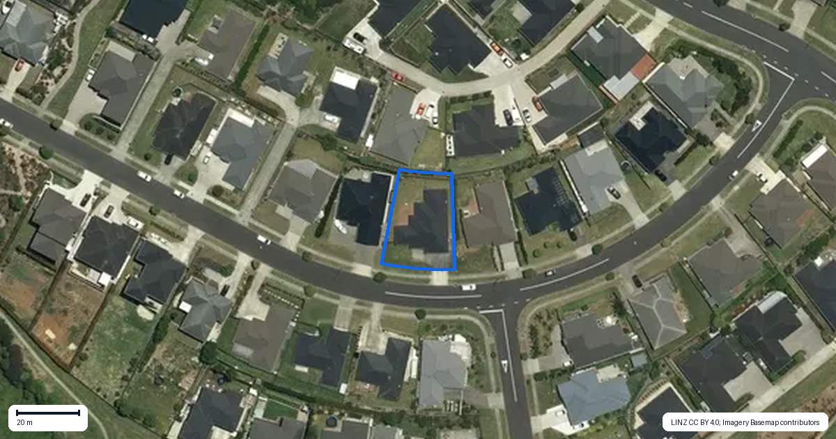 Property context map for 39 Raithburn Terrace, Pokeno