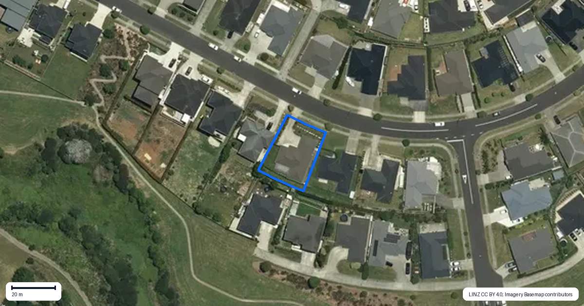 Property context map for 32 Raithburn Terrace, Pokeno