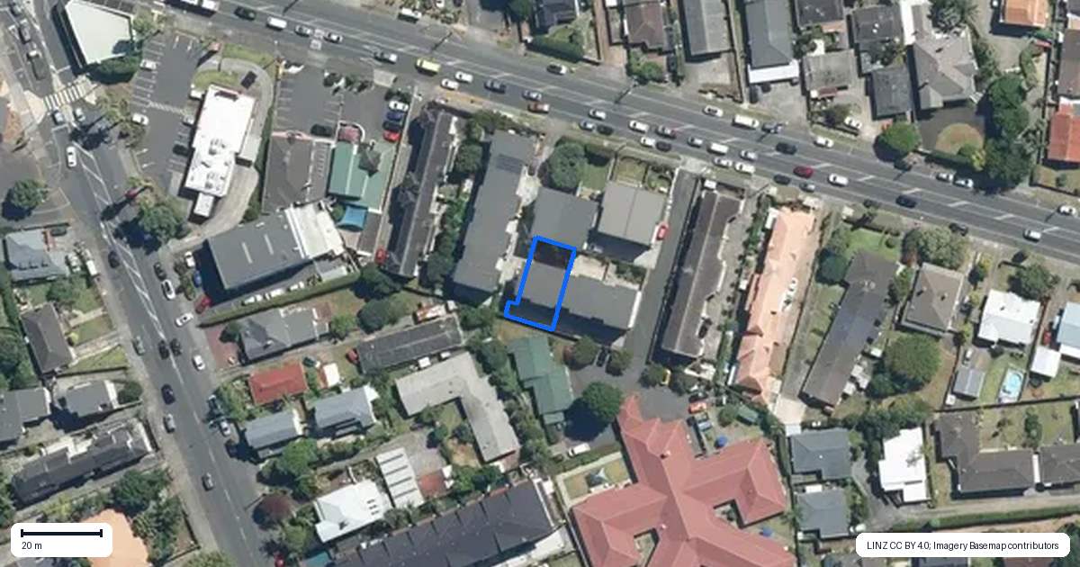 Property context map for 1/21B Mount Smart Road, Royal Oak, Auckland