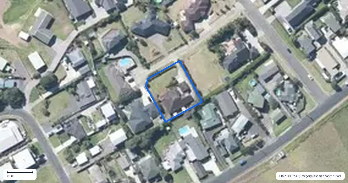 Property context map for 5 Goble Road, Clarks Beach