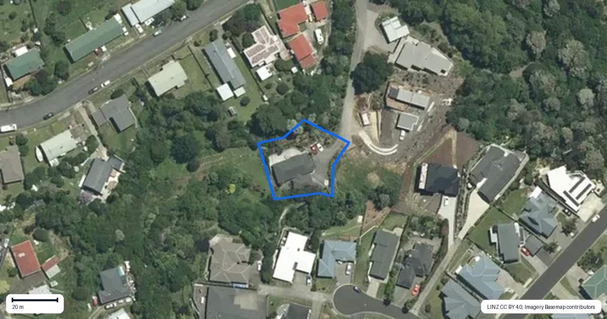 Property context map for 120C Bowen Place, Thames