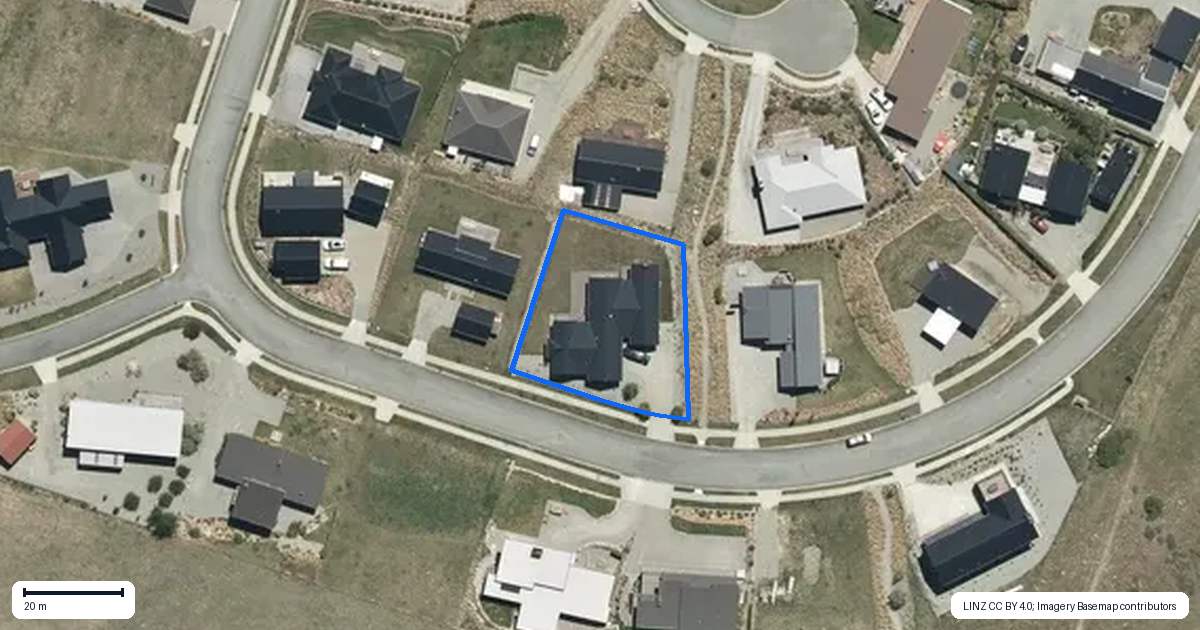 Property context map for 25 Mistake Drive, Lake Tekapo