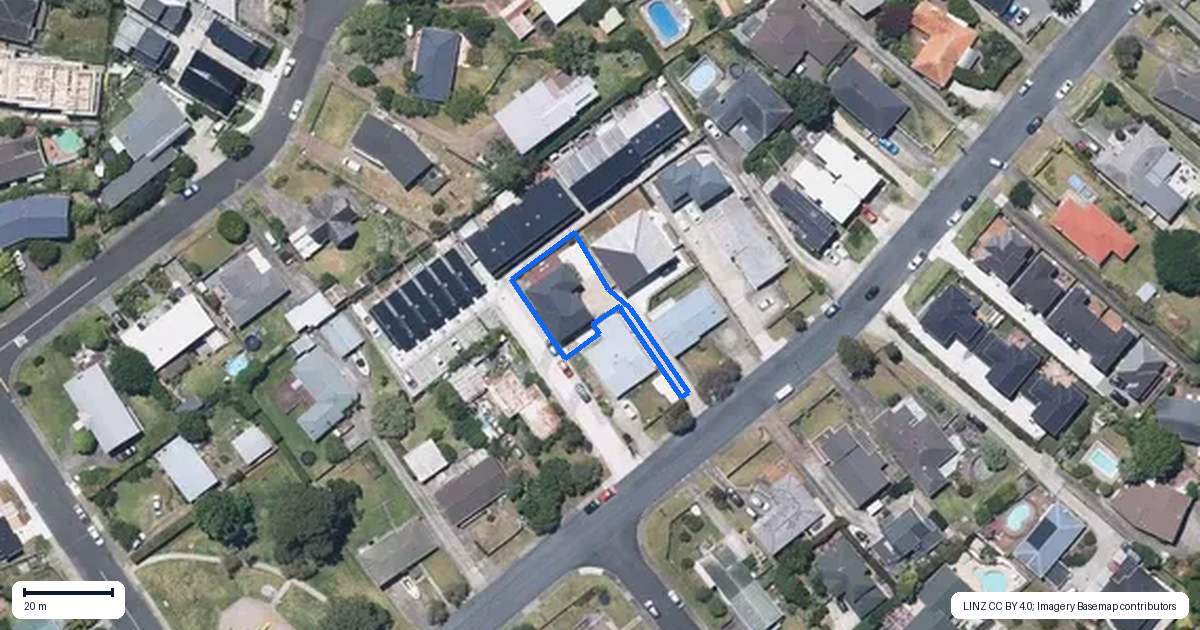 Property context map for 51 Patons Road, Howick, Auckland