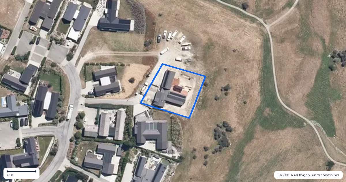 Property context map for 14B Kinross Lane, Jacks Point, Queenstown