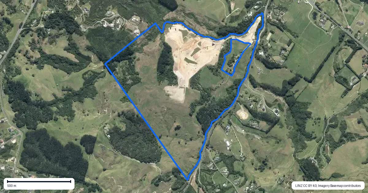 Property context map for 33 Brownhill Road, Whitford