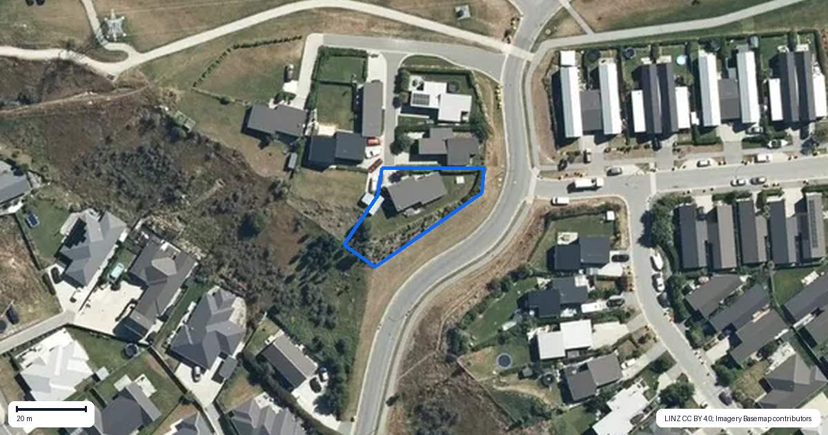 Property context map for 9 Toni's Terrace, Lower Shotover, Queenstown