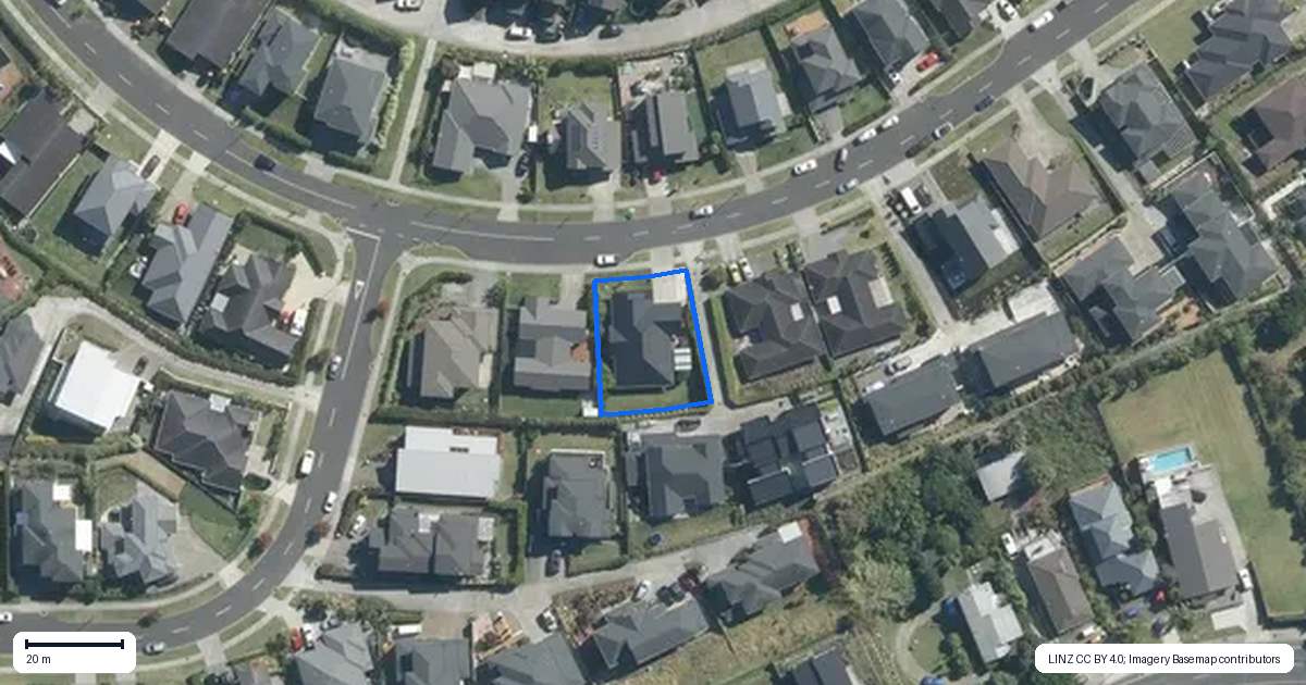 Property context map for 57 Colonial Drive, Silverdale