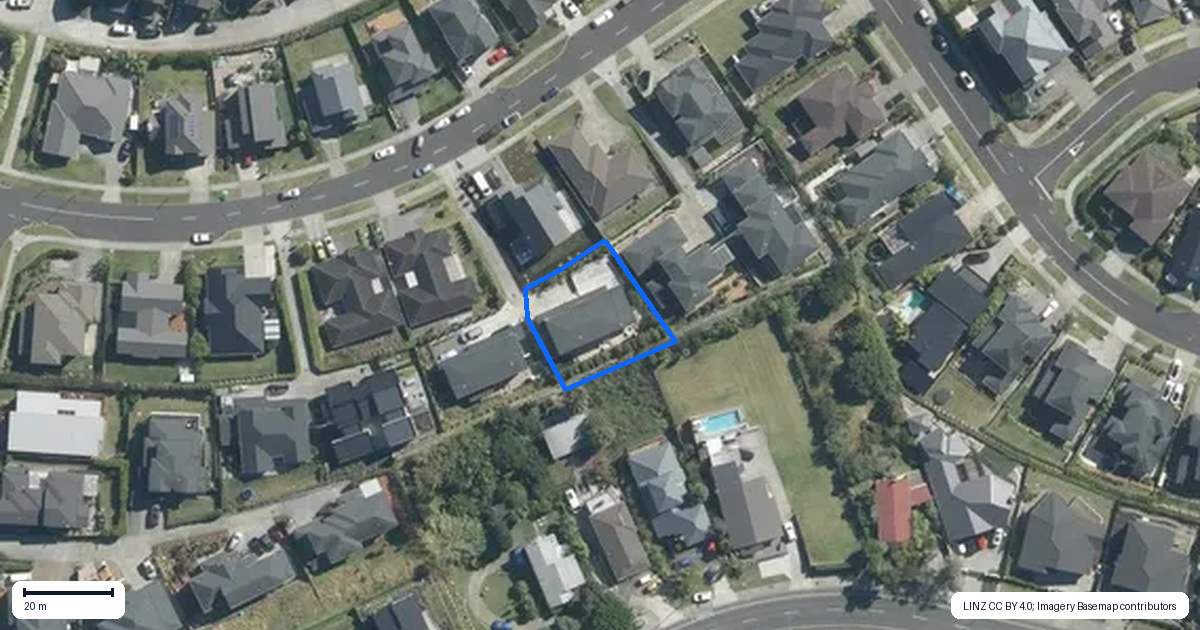 Property context map for 45 Colonial Drive, Silverdale