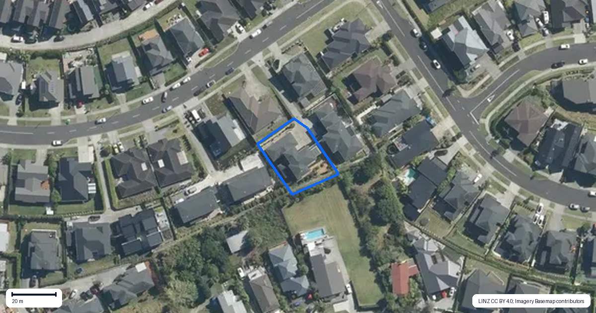 Property context map for 39 Colonial Drive, Silverdale