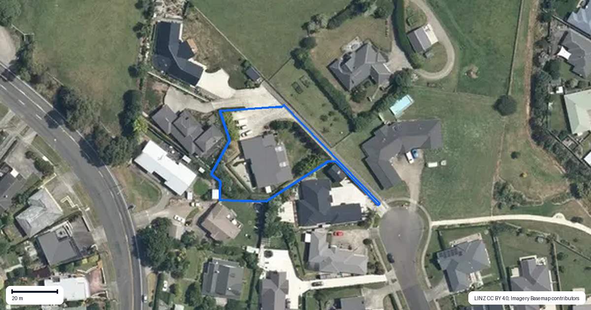 Property context map for 25B Stonebridge Heights, Feilding