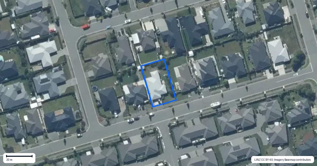 Property context map for 31 Kendon Drive, Rolleston
