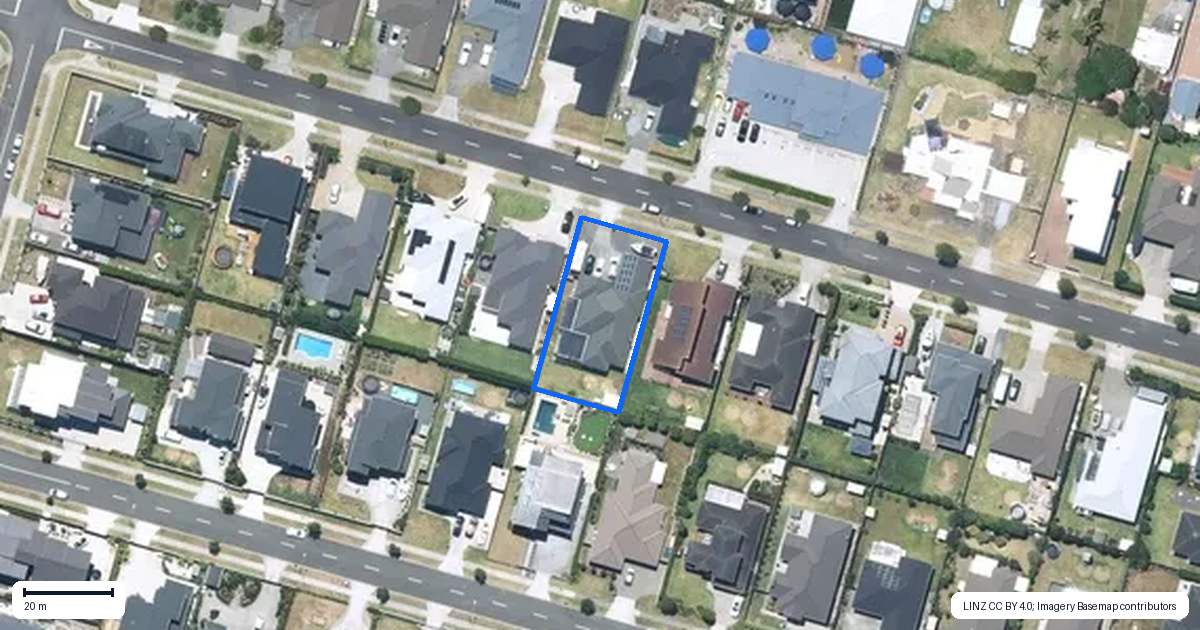 Property context map for 63 Seventh View Avenue, Beachlands, Auckland