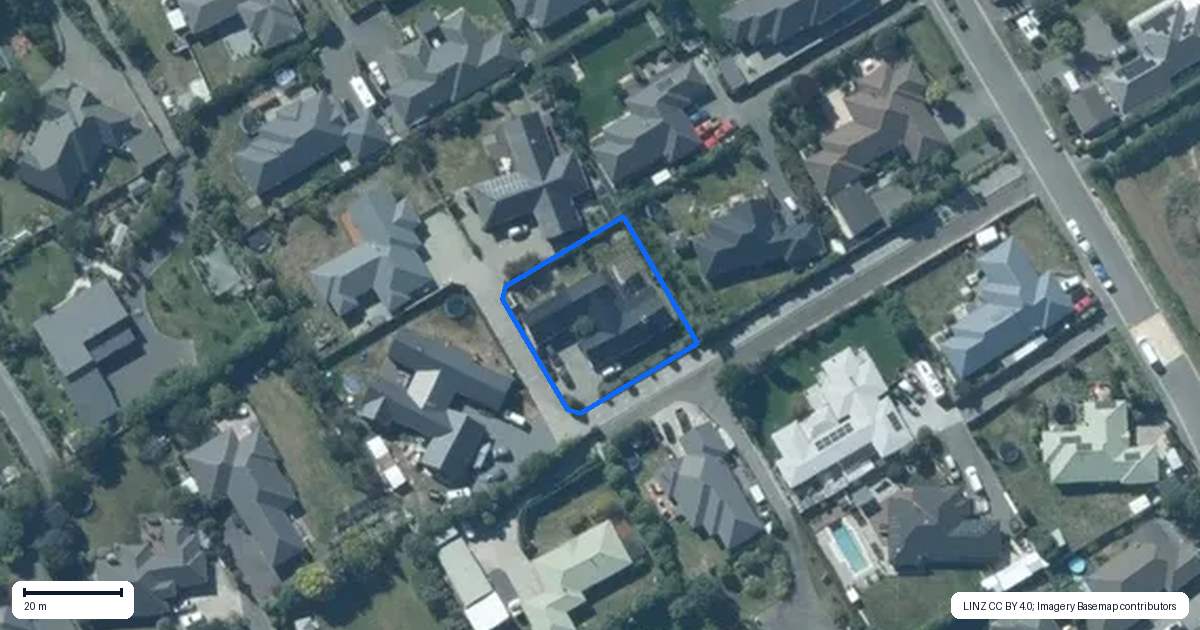 Property context map for 14A Jozecom Place, Rolleston