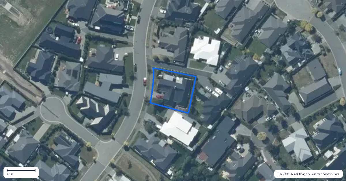 Property context map for 37 Farthing Drive, Prebbleton