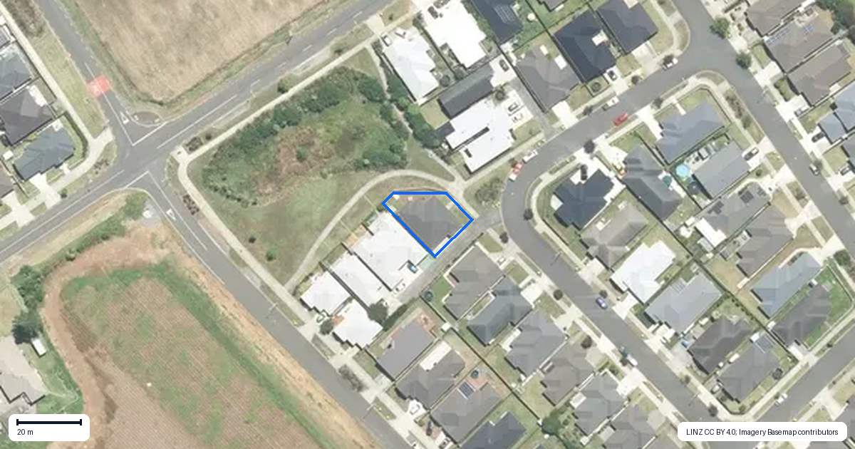 Property context map for 13 O Ruamano Crescent, Pukekohe