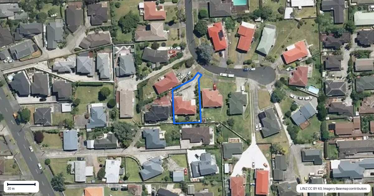 Property context map for 19 Kendrick Place, Blockhouse Bay, Auckland