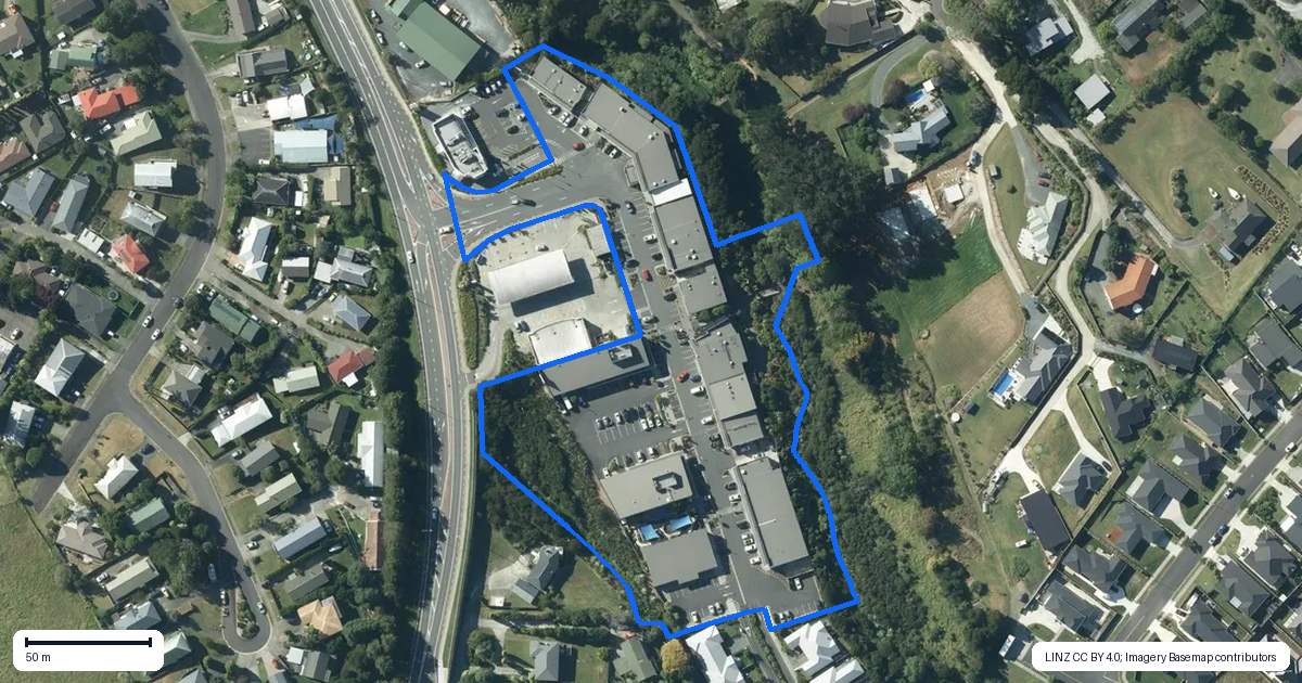 Property context map for 3/11 Fairwater Road, Warkworth