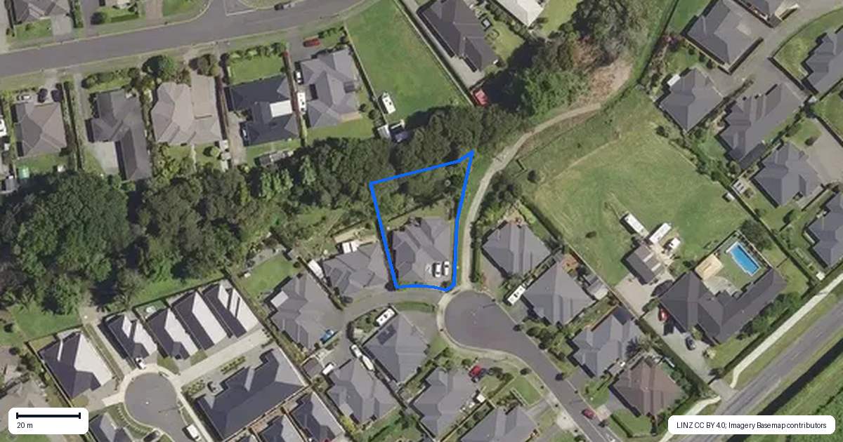 Property context map for 10 Friis Drive, Katikati