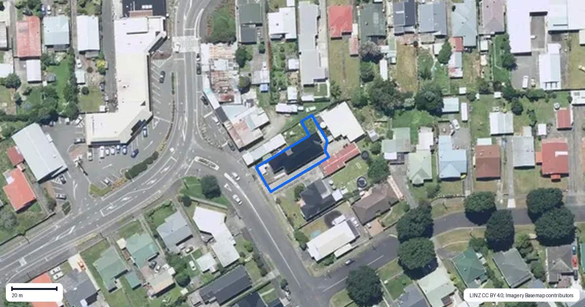 Property context map for 52B Moana Street, Whanganui East, Whanganui