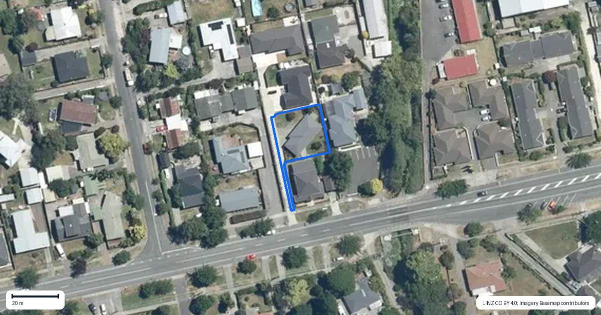 Property context map for 36A Te Aute Road, Havelock North