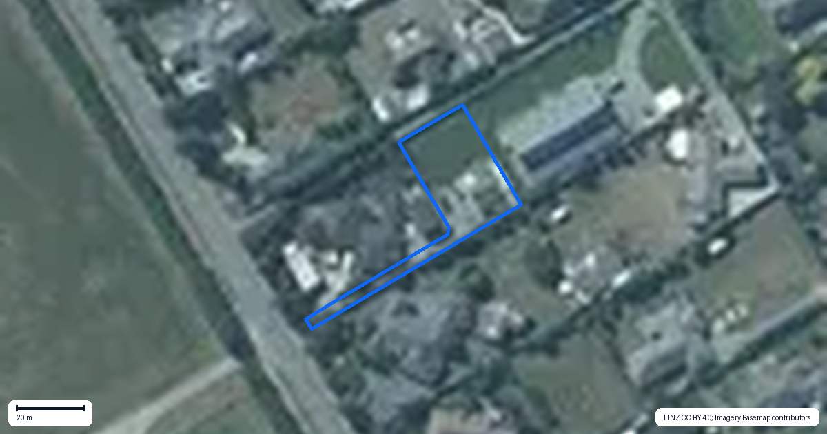 Property context map for 232A Dunns Crossing Road, Rolleston