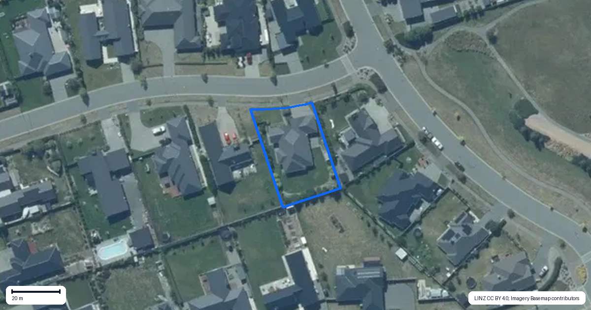 Property context map for 10 Westmere Mews, West Melton