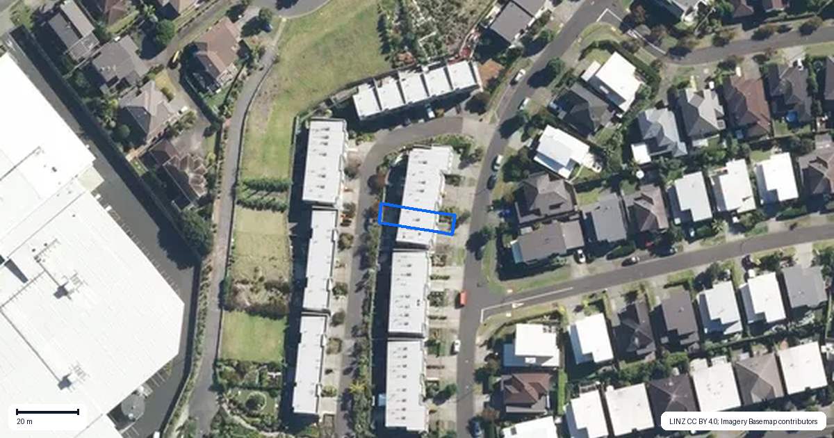 Property context map for 167 Barbarich Drive, Stonefields, Auckland