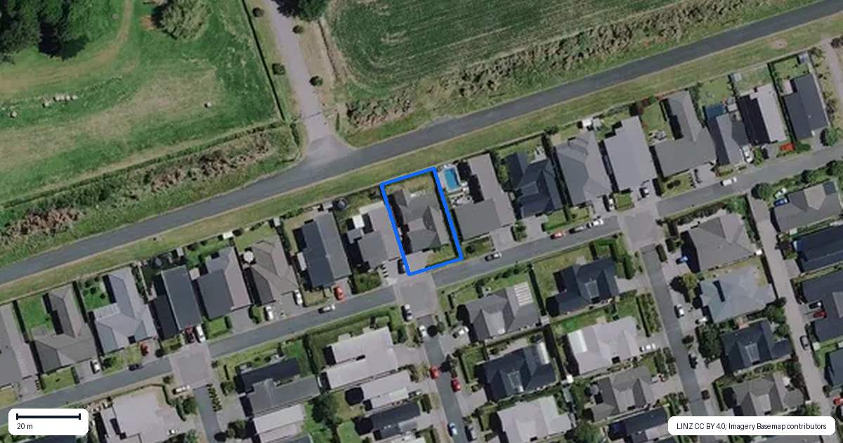 Property context map for 38 Meachem Road, Chartwell, Hamilton