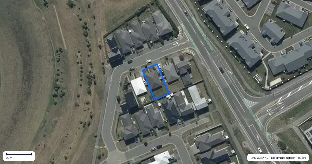 Property context map for 5 McCrorie Road, Wigram, Christchurch