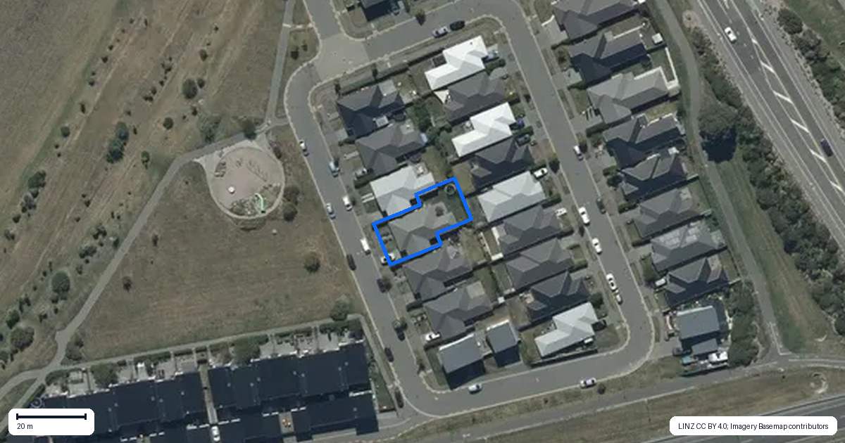 Property context map for 26 George West Square, Wigram, Christchurch