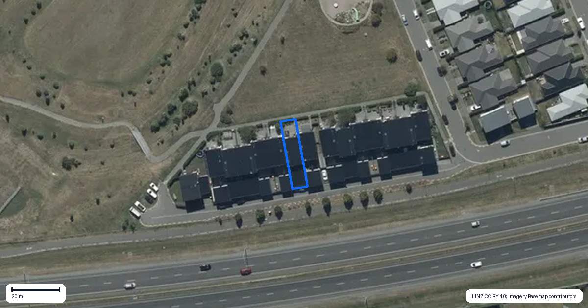 Property context map for 18 Brian Keogh Lane, Wigram, Christchurch
