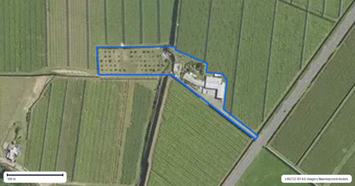 Property context map for 366 State Highway 33, Paengaroa