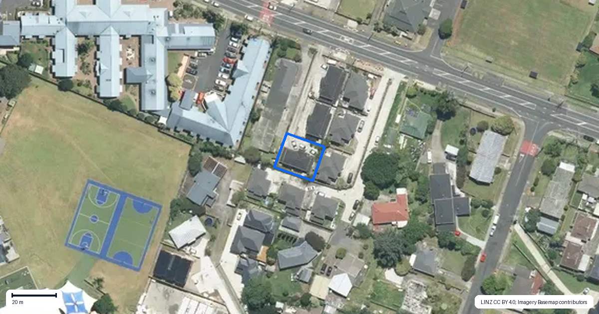 Property context map for 46C Russell Road, Manurewa, Auckland
