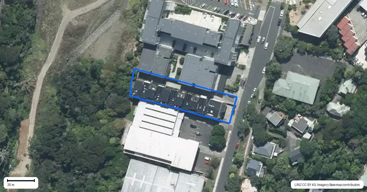Property context map for 1/31 Rawene Road, Birkenhead, Auckland