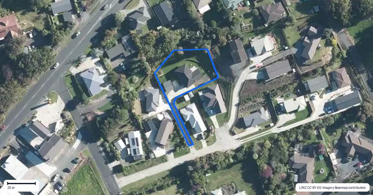 Property context map for 3 Trosk Place, Waiuku