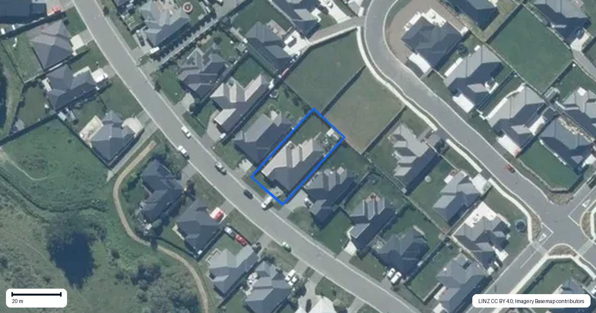 Property context map for 55 Clausen Avenue, Leeston