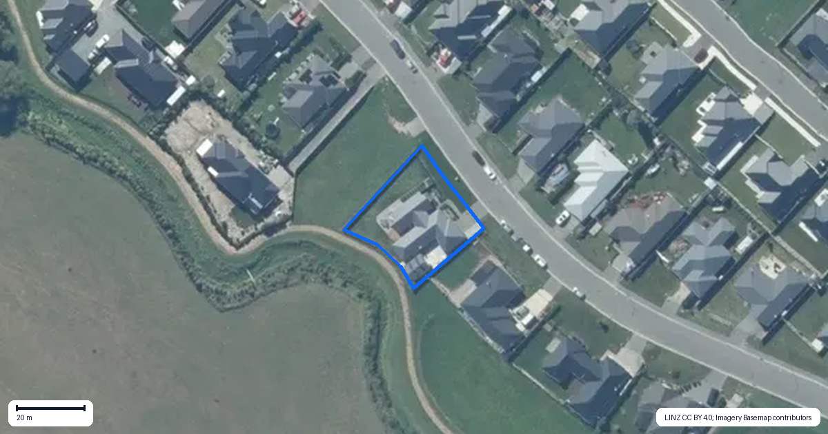 Property context map for 72 Clausen Avenue, Leeston
