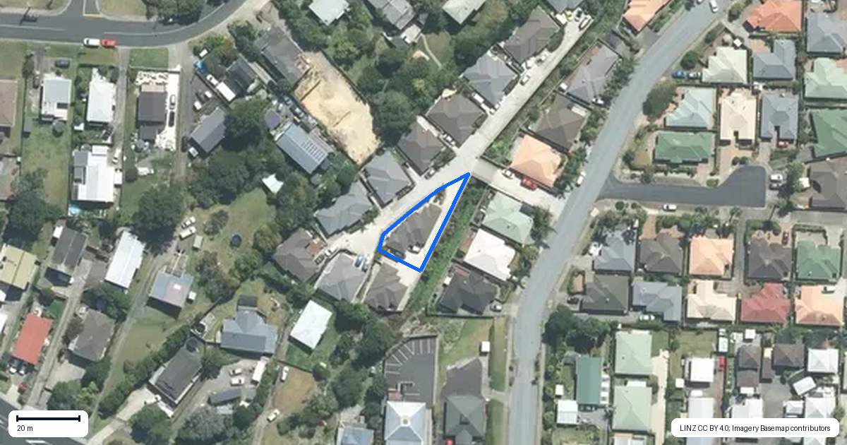 Property context map for 1 Puarangi Lane, Stanmore Bay, Whangaparaoa