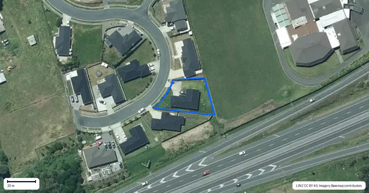 Property context map for 15 Jersey Place, Bell Block, New Plymouth