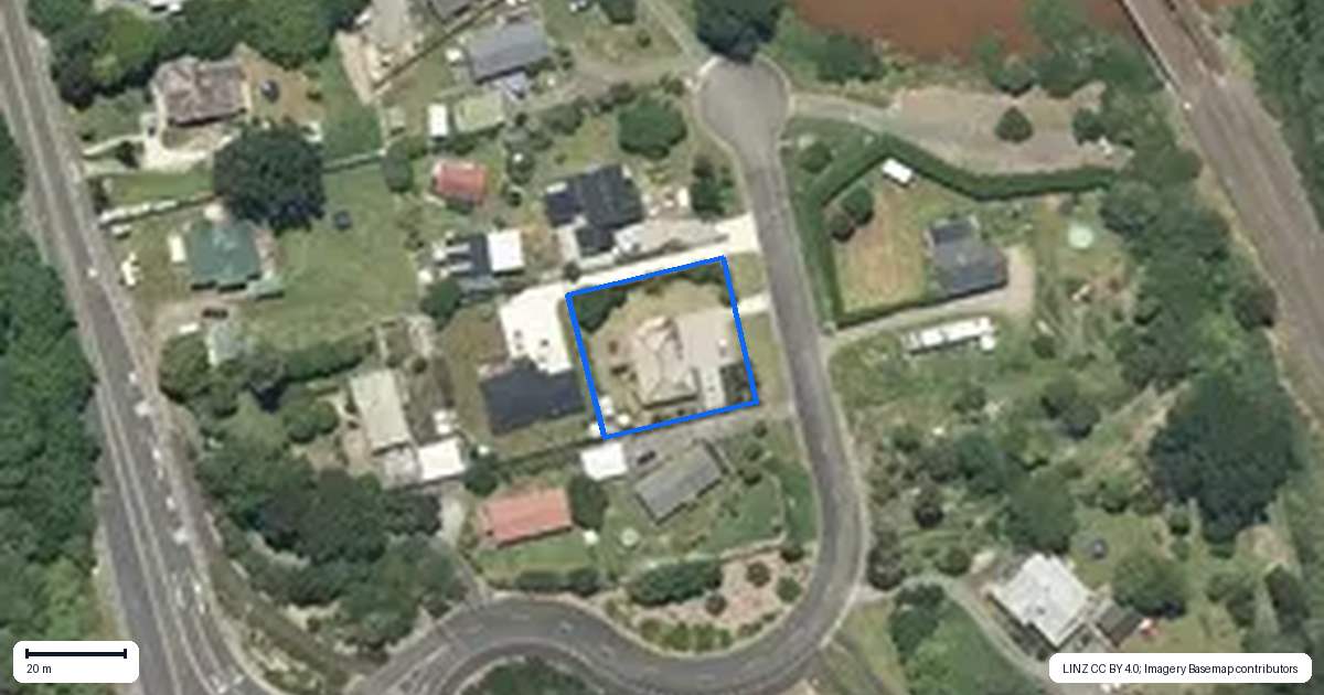 Property context map for 5 Wright Street, Taupiri