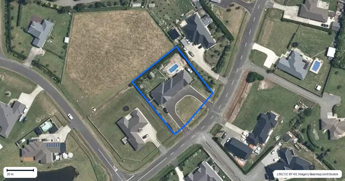 Property context map for 137 Mount Taylor Drive, Feilding