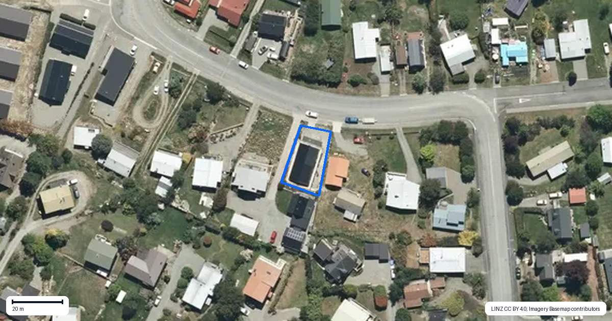 Property context map for 14 Allan Street, Lake Tekapo