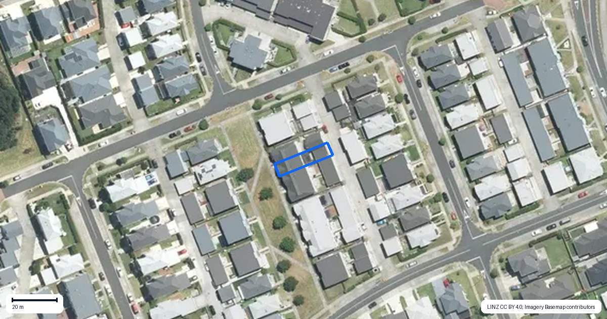 Property context map for 43 Hollowout Street, Takanini, Auckland