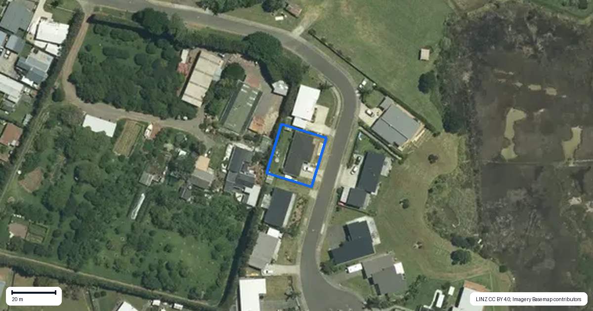 Property context map for 22 Tairua Palms Place, Tairua
