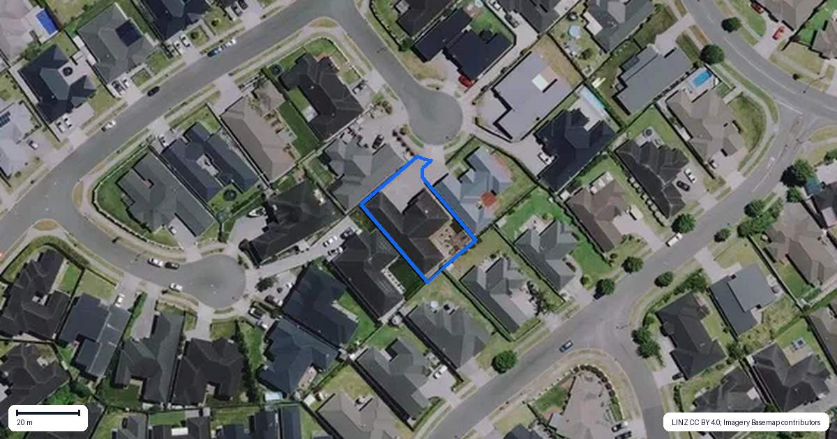 Property context map for 6 Harrier Court, Flagstaff, Hamilton