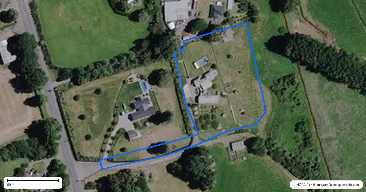 Property context map for 594 Gordonton Road, Gordonton, Hamilton