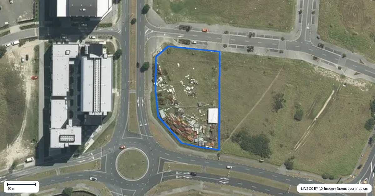 Property context map for 1 Munroe Lane, Albany, Auckland