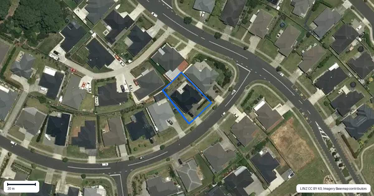 Property context map for 47 Raithburn Terrace, Pokeno