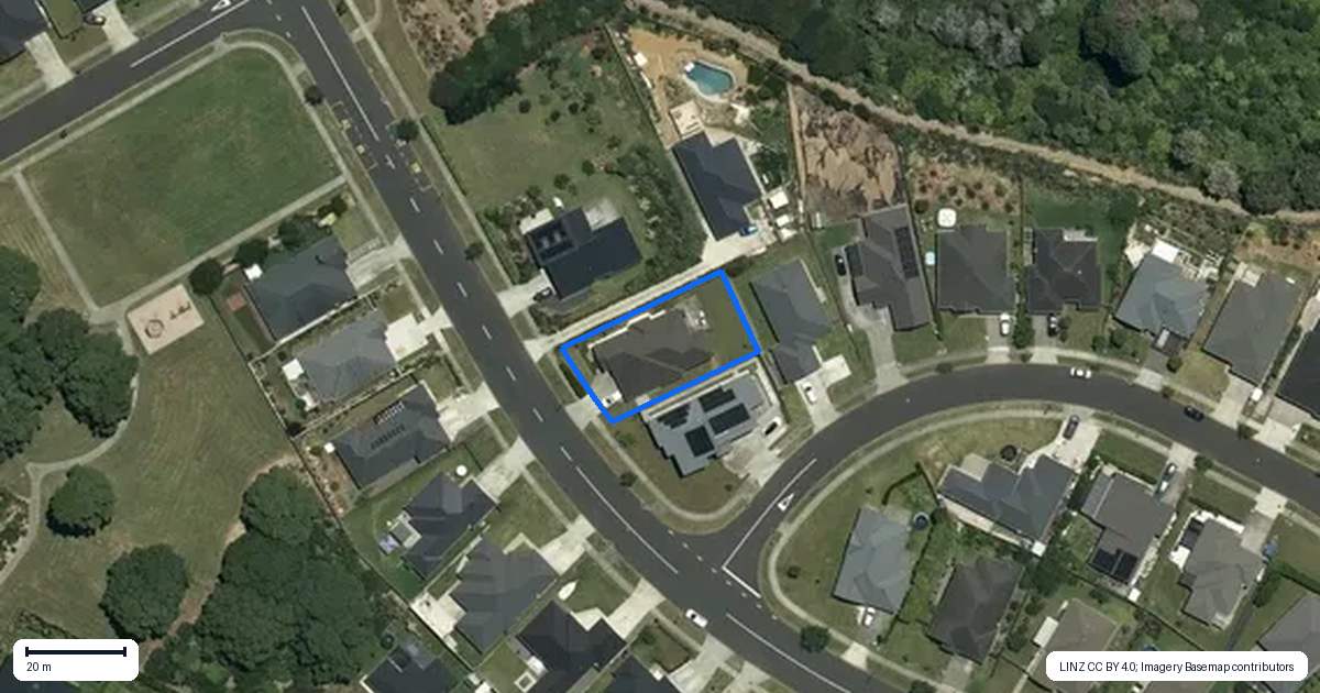 Property context map for 104 Hillpark Drive, Pokeno